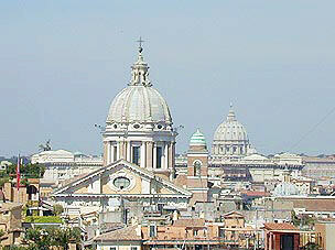 A forest of domes in Rome