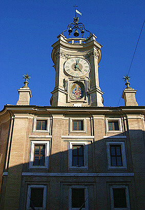 Rome Torre dell'Orologio by Francesco Borromini