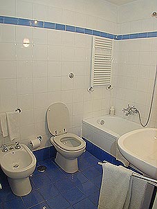 The second bathroom of the apartment