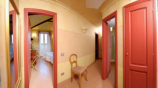 Corridor leading to the bedrooms