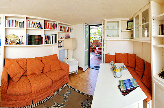 Three Coins apartment sitting room