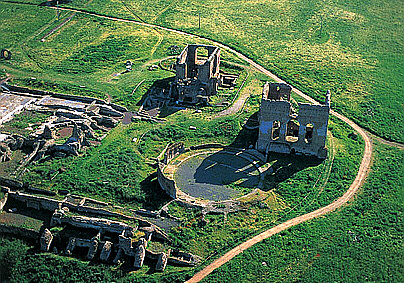 Rome Villa Quintili aerial view