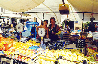 Rome Campo de' Fiori stalls