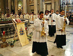 Rome Saint Mary Major Church Santa Maria Maggiore Immaculate Conception procession