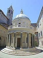 Rome Janiculum Hill area Bramante Tempietto