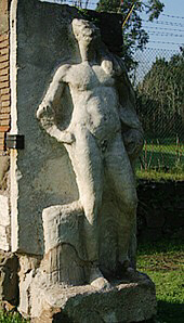 Rome Appian Way statues