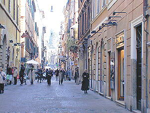 Rome Spanish Steps Via della Croce