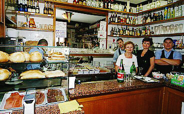 Rome Jewish ghetto neighborhood family-run snack bar