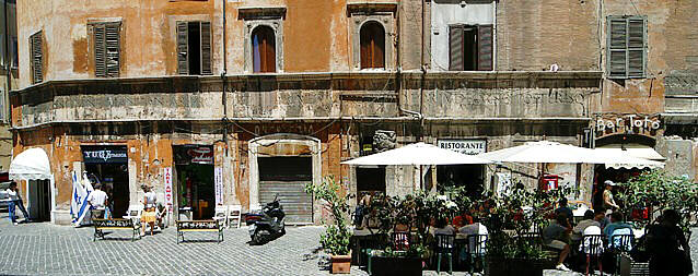 Rome Jewish ghetto Via Portico d'Ottavia