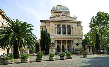 Rome Jewish ghetto the Synagogue or Temple