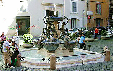 Rome Jewish ghetto Fontana delle Tartarughe Tortoise Fountain