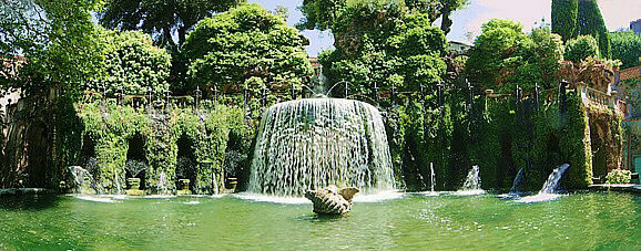 Fontana dell'Ovato Tivoli Villa d'Este Gardens